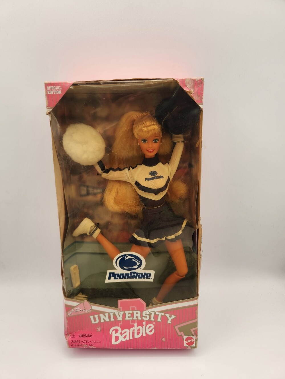 University Barbie Penn State University Cheerleader Doll 1996 Special Edition